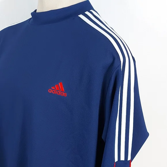 Adidas usa golf pullow sweaters size X-Large color blue Long sleeves  crewneck - Picture 2 of 16